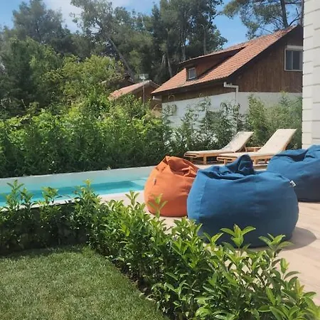 Pinetrees House With Swimming Pool 格勒姆